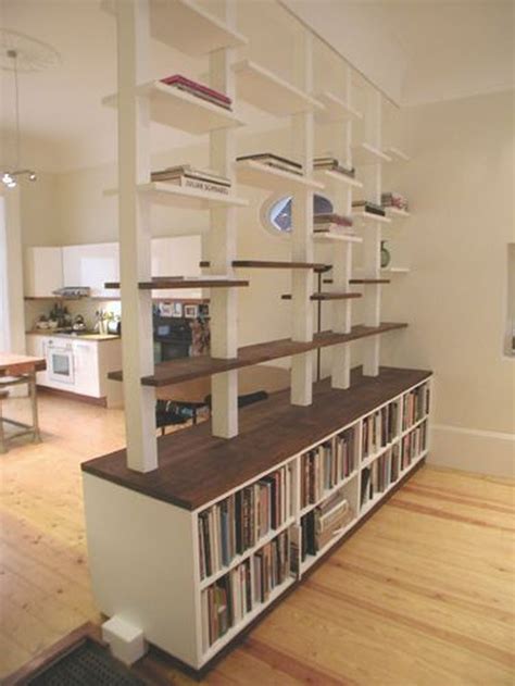 room divider storage shelves